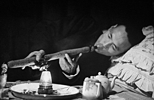 Smoking opium in the 1950s